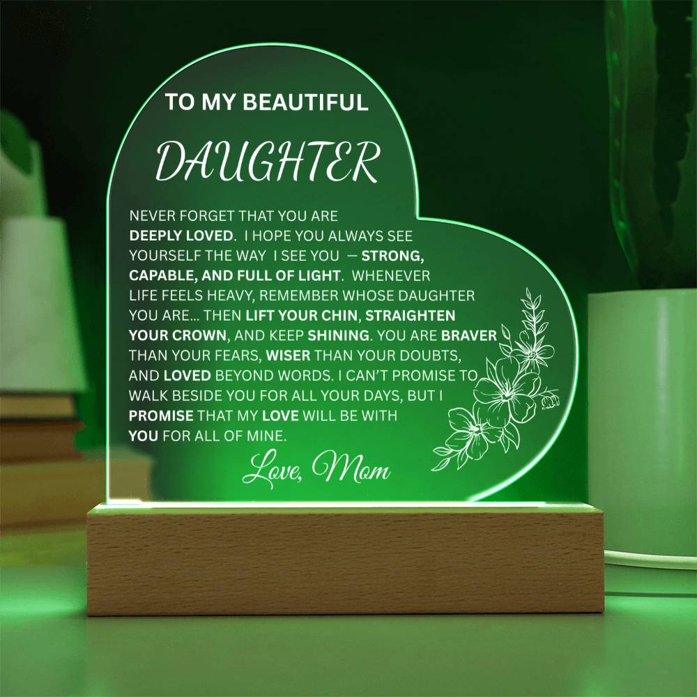 To My Beautiful Daughter | Full of Light
