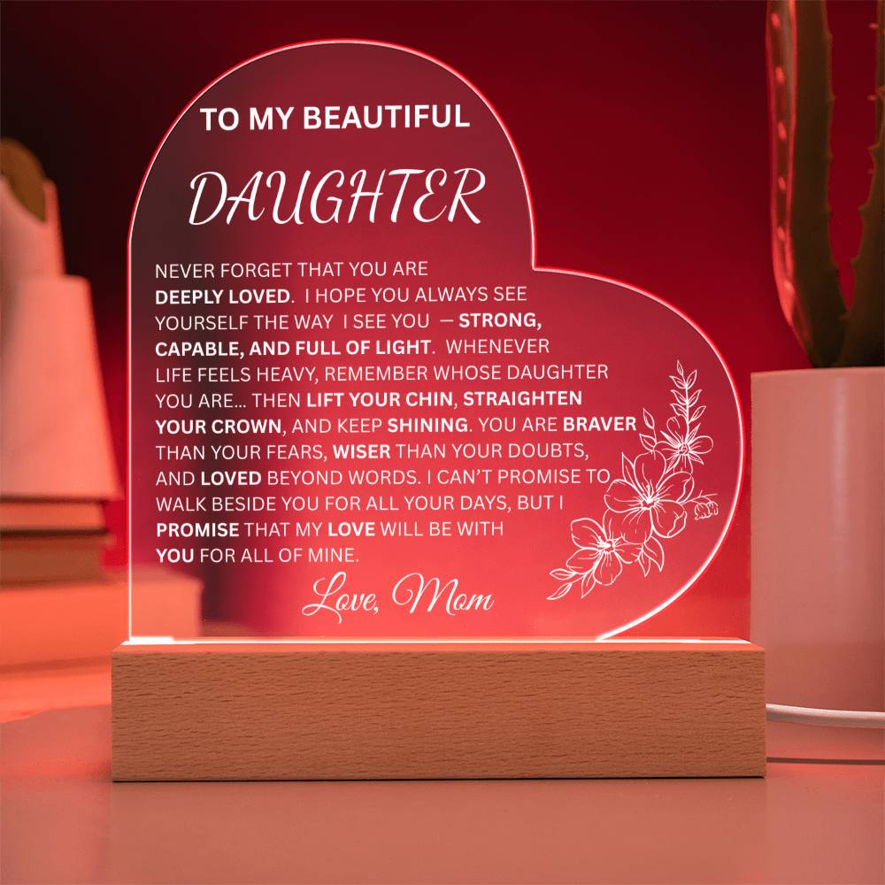 To My Beautiful Daughter | Full of Light
