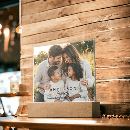 Personalized Family Photo Acrylic Plaque