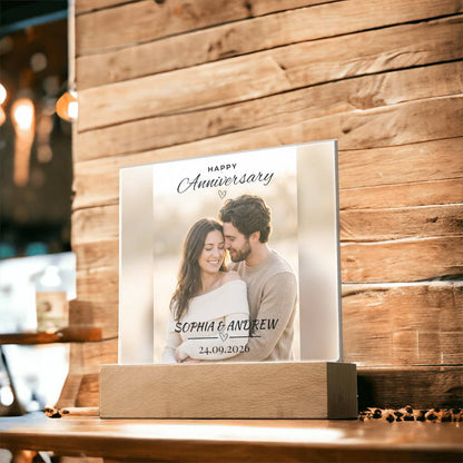 Personalized Couple Anniversary Acrylic Plaque