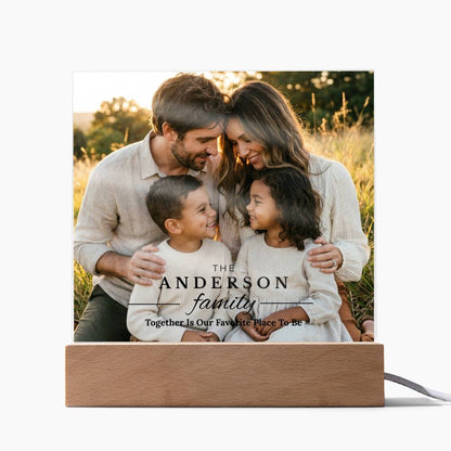 Personalized Family Photo Acrylic Plaque