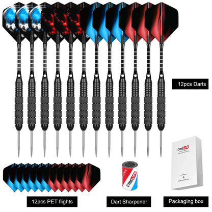 CyeeLife 6/12PCS 24G hard dart steel needle