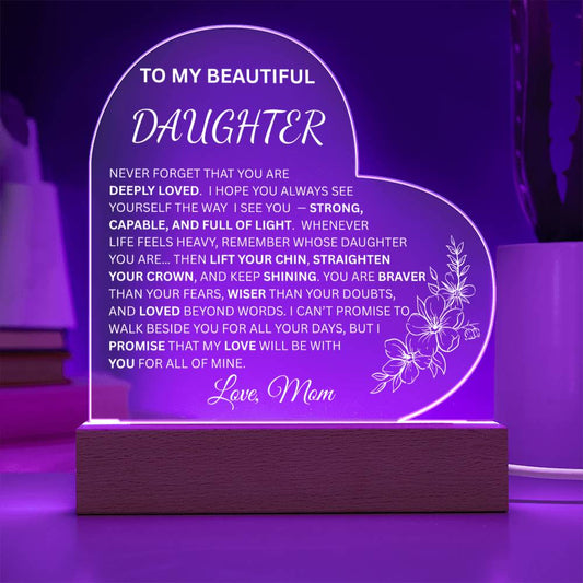 To My Beautiful Daughter | Full of Light