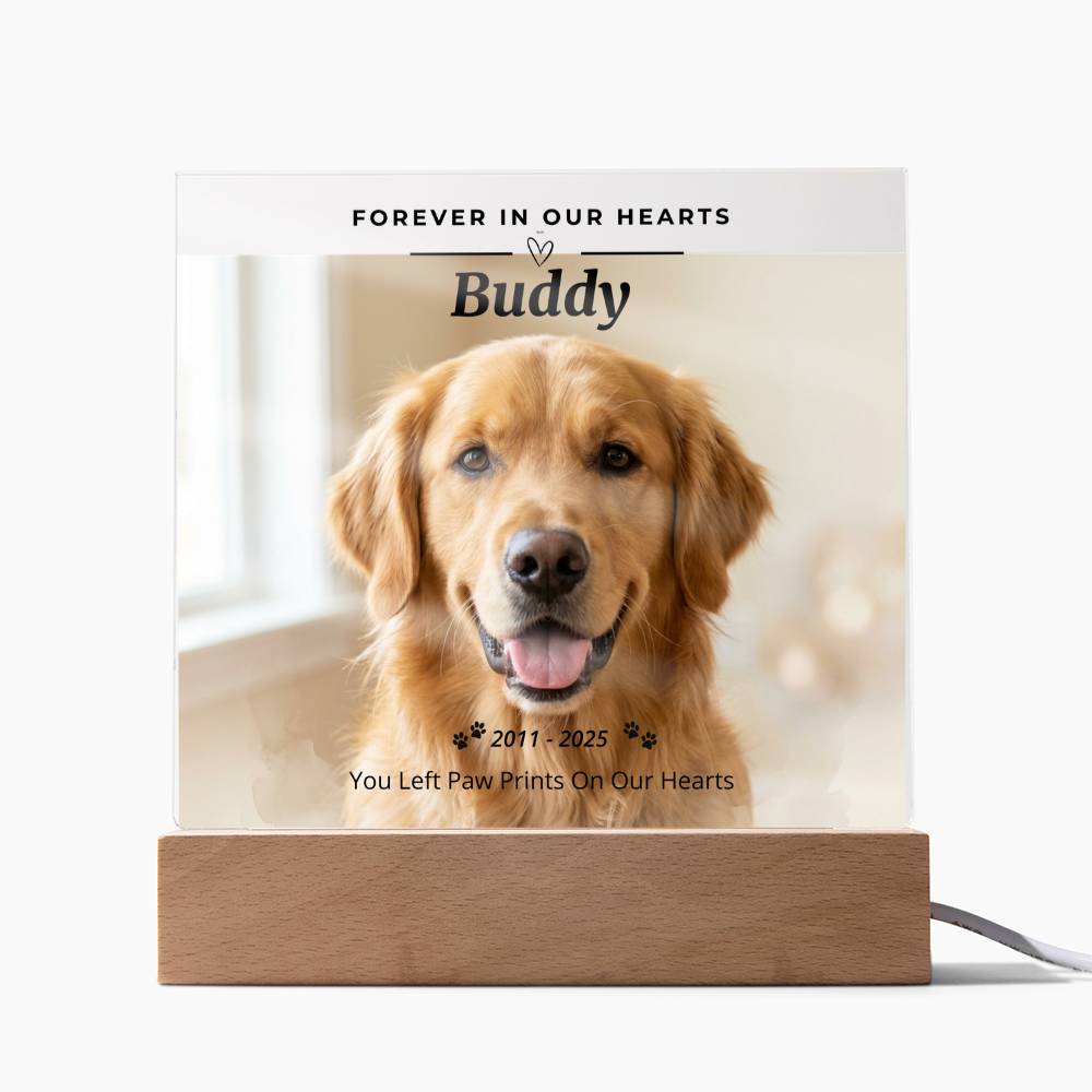 Personalized Pet Memorial Acrylic Plaque
