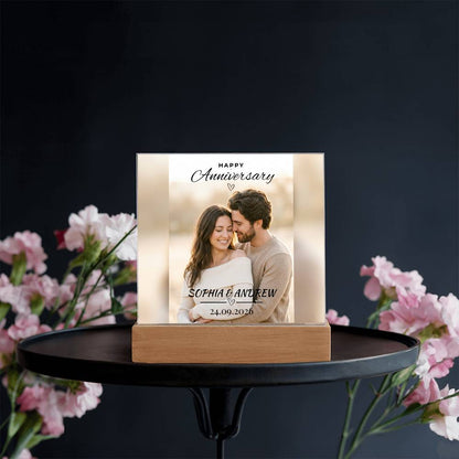 Personalized Couple Anniversary Acrylic Plaque