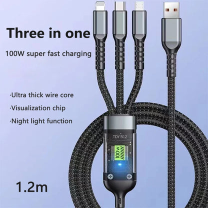 3-in-1 Super Fast Charging Cable