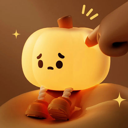 Adorable Pumpkin Night Light