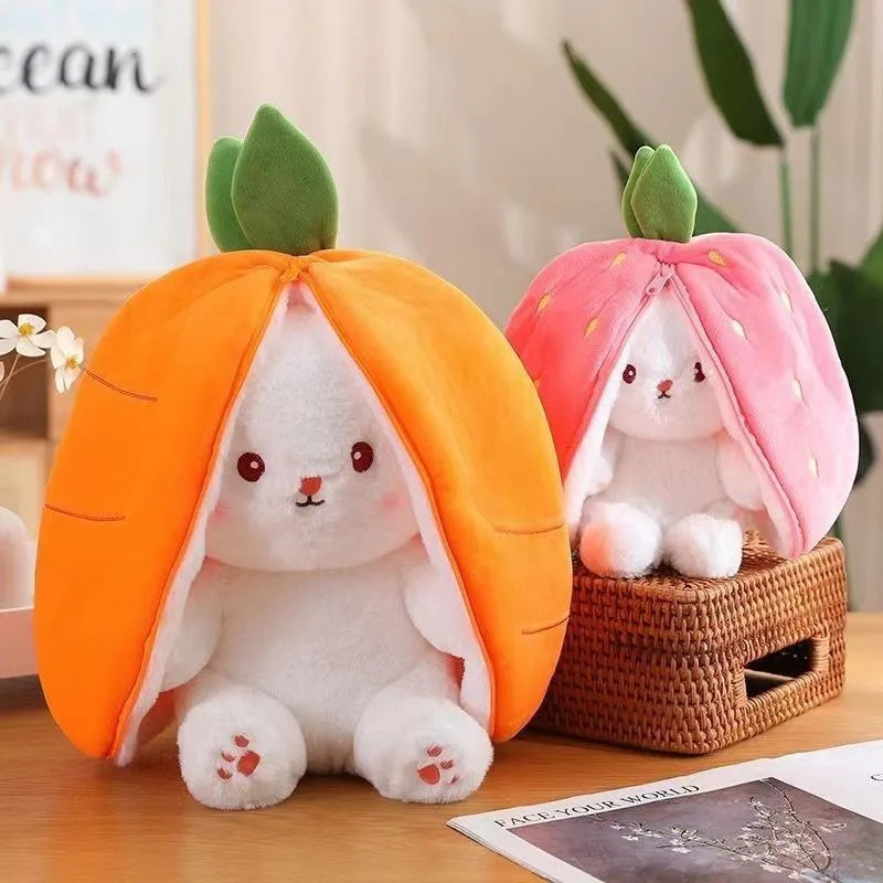 Strawberry Carrot   Bunny Plush Toy