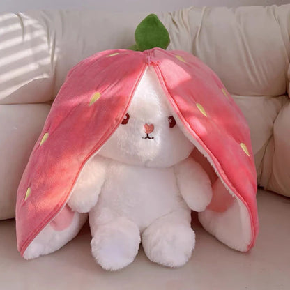 Strawberry Carrot   Bunny Plush Toy