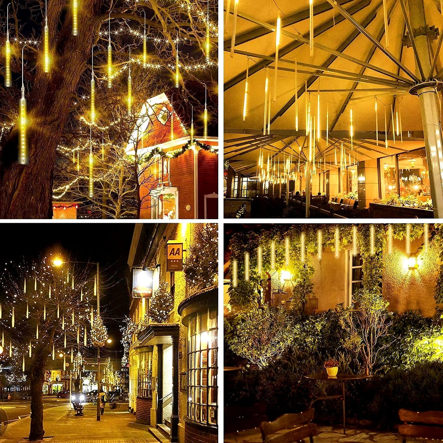 Magical Meteor Shower String Lights