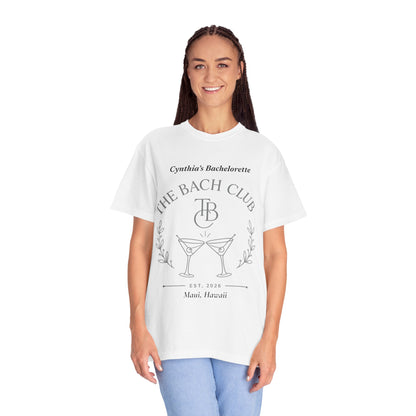 The Bach Club - T-shirt → The Bach Club Shirt | Custom Bride Squad T-Shirt
