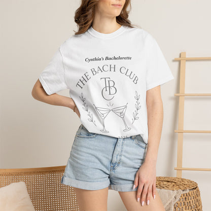 The Bach Club - T-shirt → The Bach Club Shirt | Custom Bride Squad T-Shirt