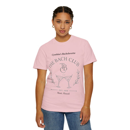 The Bach Club - T-shirt → The Bach Club Shirt | Custom Bride Squad T-Shirt