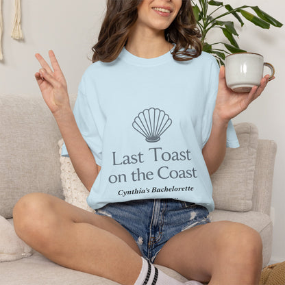 Last Toast on the Coast - T-shirt → Beach Bachelorette Shirt | Last Toast on the Coast Tee
