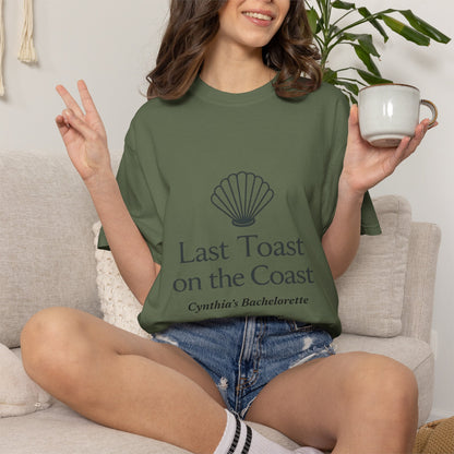 Last Toast on the Coast - T-shirt → Beach Bachelorette Shirt | Last Toast on the Coast Tee
