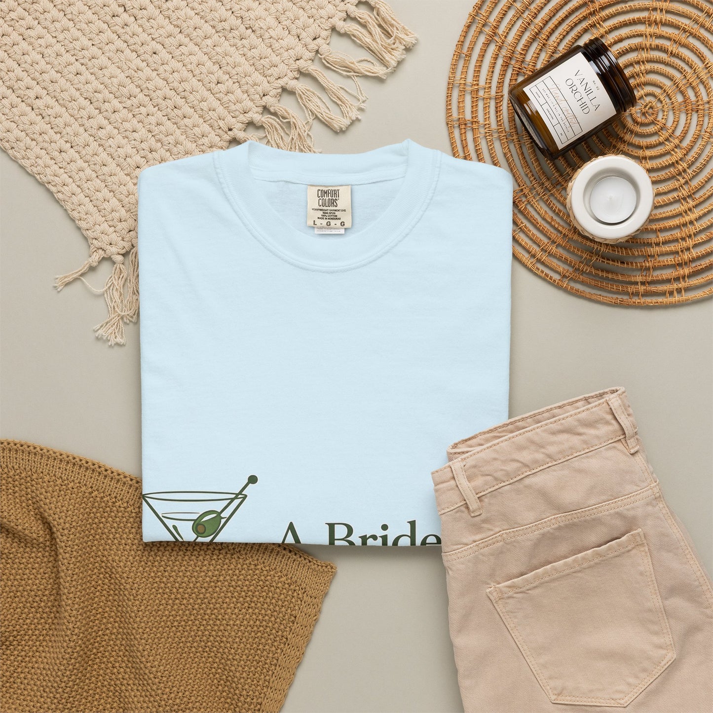 Bride In A Tini Bit - T-shirt → Bride in a Tini Bit Shirt | Beach Bachelorette Tee
