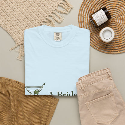 Bride In A Tini Bit - T-shirt → Bride in a Tini Bit Shirt | Beach Bachelorette Tee