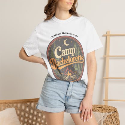 Camp Bachelorette - T-shirt → Camp Bachelorette Shirt | Cabin Weekend Bride Squad Tee
