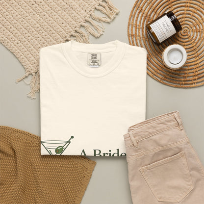Bride In A Tini Bit - T-shirt → Bride in a Tini Bit Shirt | Beach Bachelorette Tee