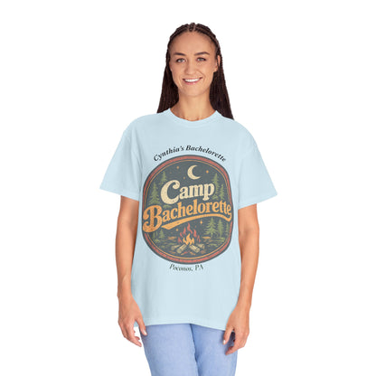 Camp Bachelorette - T-shirt → Camp Bachelorette Shirt | Cabin Weekend Bride Squad Tee