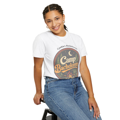 Camp Bachelorette - T-shirt → Camp Bachelorette Shirt | Cabin Weekend Bride Squad Tee