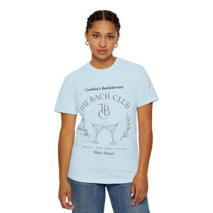 The Bach Club - T-shirt → The Bach Club Shirt | Custom Bride Squad T-Shirt
