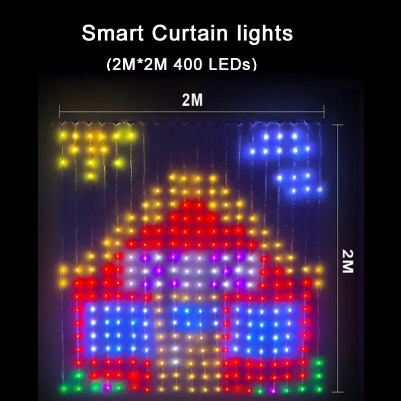 Smart LED Curtain Sync Lights