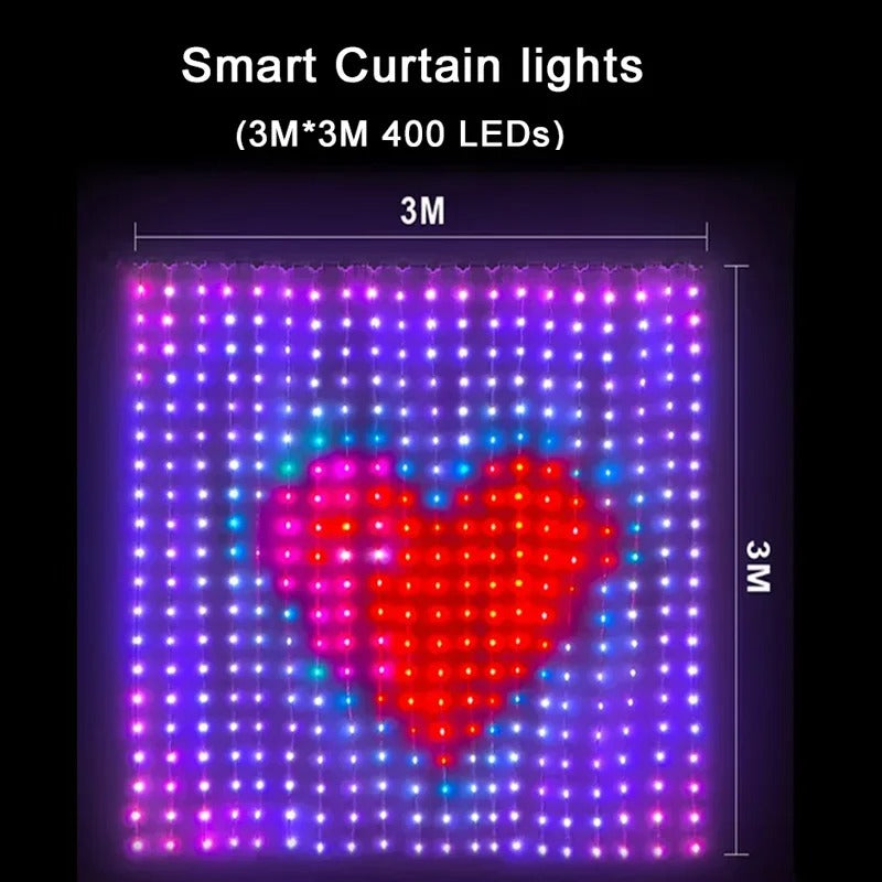 Smart LED Curtain Sync Lights